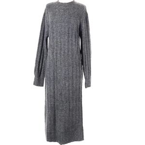 NWT ~ A NEW DAY Gray Wool Blend Mock Turtleneck Sweater DRESS~ Women's Size XS